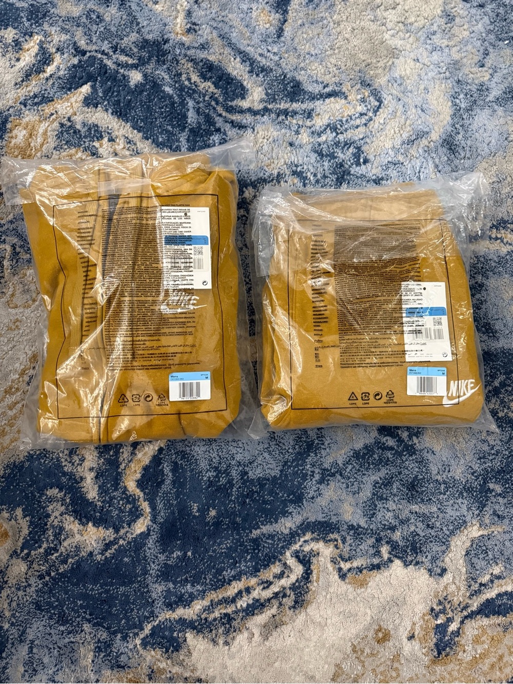 Nike Mustard Yellow Club Fleece (Adult M-SET)